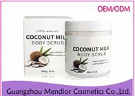 Coconut Milk Sea Salt Body Scrub , Gentle Body Scrub With Essential Oils