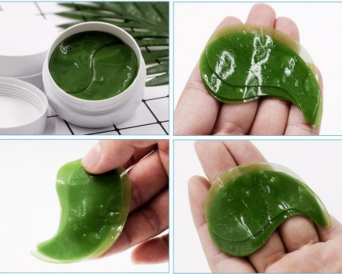 Hydrogel πράσινη τροφή φυκιών κρυστάλλου κολλαγόνων μασκών μπαλωμάτων ματιών σκλήρυνσης