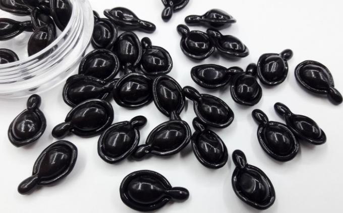 Μαύρες Lightening μαργαριταριών κάψες φροντίδας δέρματος που ενυδατώνουν το μαλακό πήκτωμα για τον ενήλικο